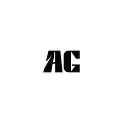 AG monogram logo design letter text name symbol monochrome logotype alphabet character simple logo