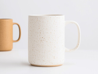 White ceramic mug 