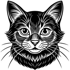 Cat Silhouette Black Vector