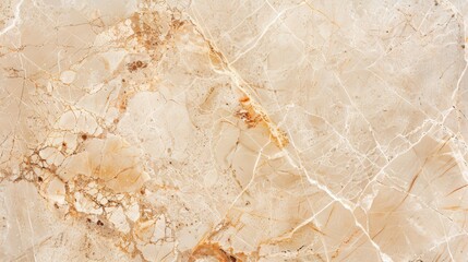 Beige Marble Elegance, Luxurious beige marble featuring intricate brown veining, a warm and sophisticated texture perfect for skin tile wallpaper and upscale backgrounds.