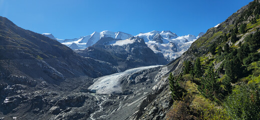 Morteratsch Richtung Piz Pal Und