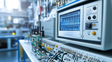 Electronic measuring instruments in a laboratory environment