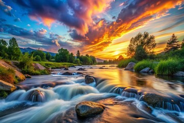 Hyperrealistic Long Exposure Landscape Masterpiece for Stunning Visual Experience