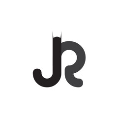 JR Initials Logo Design