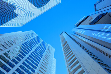 Fototapeta premium 高層ビル オフィス街