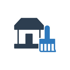 Home Painting Icon Sign Symbol