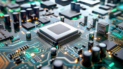 Fototapeta premium electronic circuit board