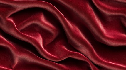 Fototapeta premium Luxurious burgundy velvet seamless pattern for elegant textile design