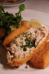Ukrainian cuisine: chicken Kiev (fried)