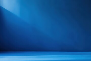 Fototapeta premium Blue abstract background, dark blue texture for studio photography, photo backdrop