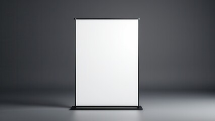 10 x 10 banner stand mockup with a modern, abstract corporate design. Perfect for multipurpose events, commercial presentations, and sleek, professional pull-up banners.