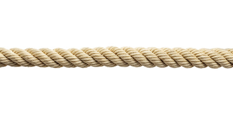 Rope isolated on white background as transparent. PNG. AI GENERATED.
