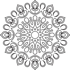 A simple creative mandala design