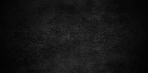 Dark Black background texture, old vintage charcoal black backdrop paper with watercolor. Abstract background with black wall surface, black stucco texture. Black gray satin dark texture luxurious.