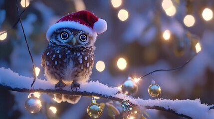 Festive owl