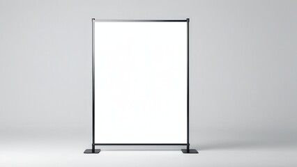 10 x 10 banner stand mockup with a modern, abstract corporate design. Perfect for multipurpose events, commercial presentations, and sleek, professional pull-up banners.