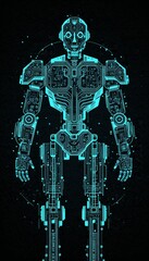 Artificial intelligence pictogram