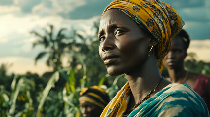 A portrayal of the role of women in combating poverty in their communities.