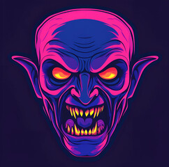 Scary Halloween Ghoul Mask Graphic