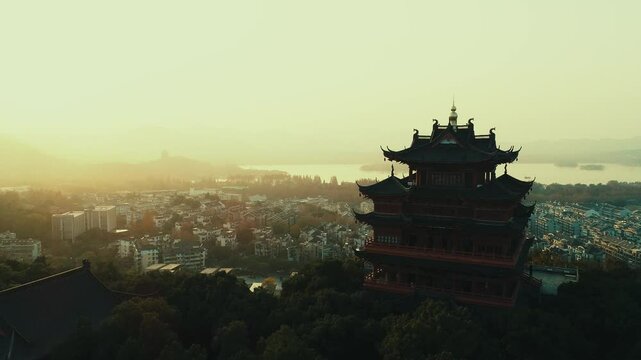 Hangzhou Chenghuang pavilion
