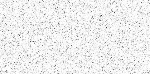 Terrazzo flooring consists of chips of marble texture. quartz surface white, black for bathroom or kitchen countertop. white paper texture background. rock stone marble backdrop textured illustration.