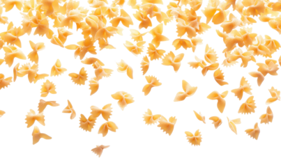  Farfalle pasta on transparent background