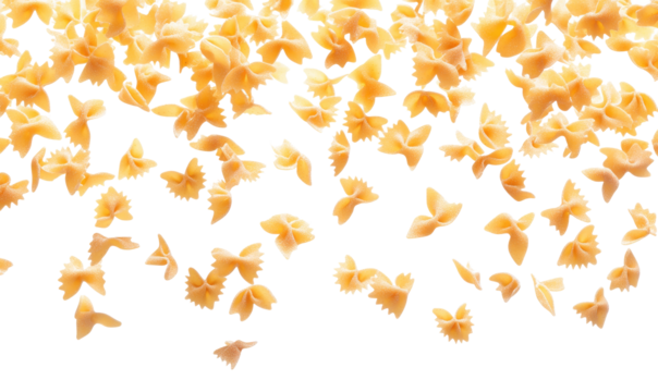  Farfalle pasta on transparent background - Powered by Adobe