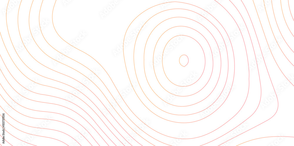 Poster abstract design with seamless pattern with lines topographic map. geographic mountain relief. retro 