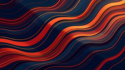 Obraz premium Abstract background with colorful glowing lines.