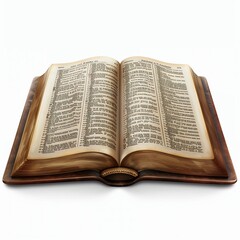 Obraz premium A 3D Bible clipart Christian book