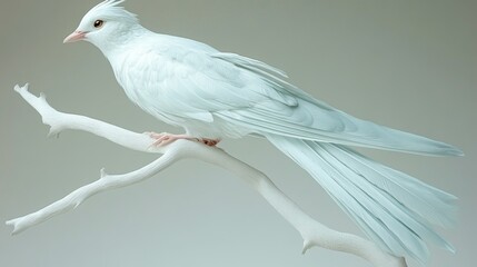 White Dove on Branch
