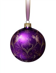 Fototapeta premium Realistic Christmas balls isolated on white background.
