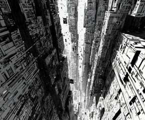 Fototapeta premium Void Metropolis