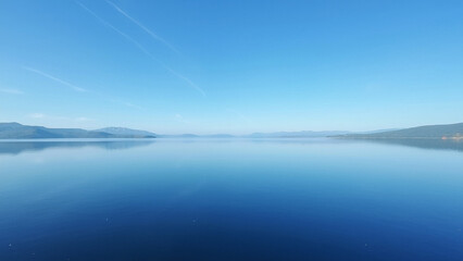 Fototapeta premium Blue Sky Image, nature background, gradient color