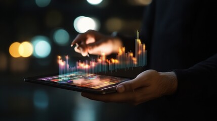 Data Visualization on Tablet with Dynamic Charts