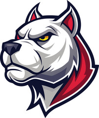 Obraz premium Powerful Pitbull Mascot Logo 