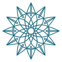 abstract floral ornament