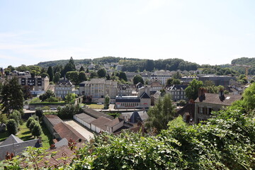 Vue d'ensemble de la ville, ville de Aubusson, département de la Creuse, France