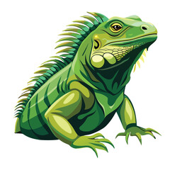 Obraz premium green iguana