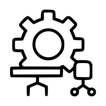 recommend clip art: Gear icon representing settings, configuration, and mechanics.