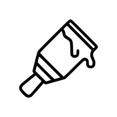 Paint tube icon for art, design, and creativity.