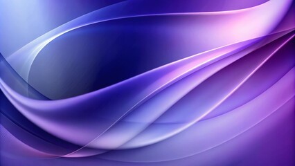 Fototapeta premium Smooth dynamic abstract waves and lines in lilac pink and purple. Abstract image with wavy lines in purple and pink tones. Abstract purple gradient textured background with dynamic, glowing light rays