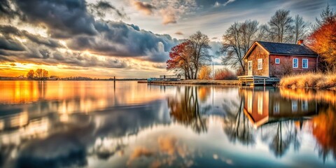 Fototapeta premium Soft Muted Watercolor Wash Background for Creative Projects