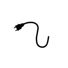 Electrical power plug icon symbol