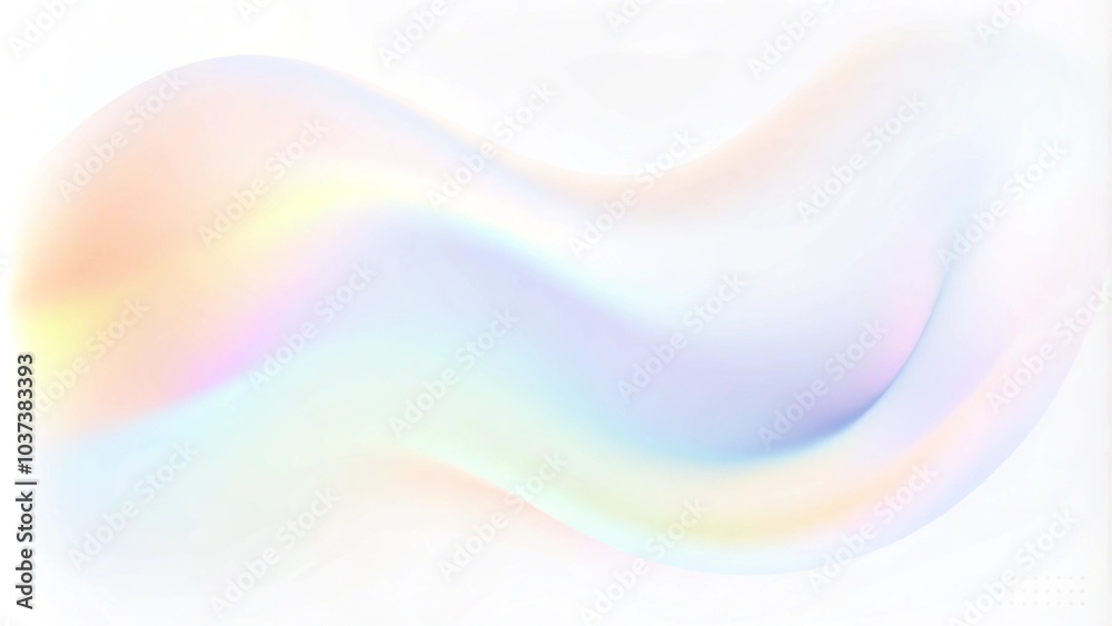 Poster Abstract white background with gradient mesh smooth liquid pastel colorful design vector template good for modern website, wallpaper, cover design. Blurred long beige and magenta abstract texture 