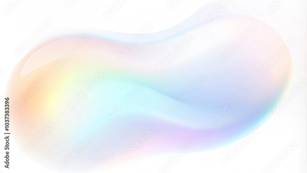 Aufkleber Abstract white background with gradient mesh smooth liquid pastel colorful design vector template good for modern website, wallpaper, cover design. Blurred long beige and magenta abstract texture 