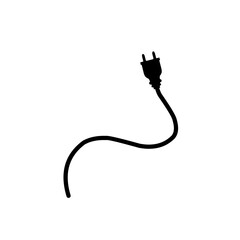 Electrical power plug icon symbol