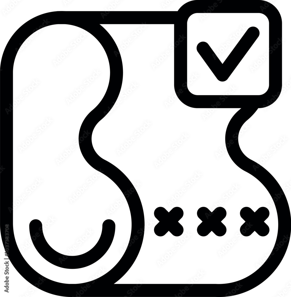 Poster fingerprint scan being verified on a smartphone with password characters and a checkmark indicating 