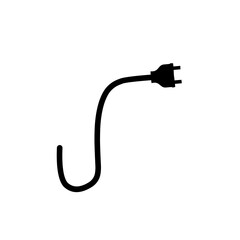 Electrical power plug icon symbol