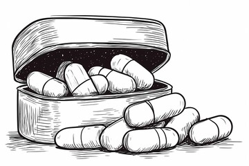 Realistic medical pillows mockup for product design, displayed on a neutral backdrop, ideal for healthcare advertising and medical supply promotions.